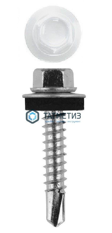 Саморез окраш.кров. 5,5х32 /9003/ DAXMER M (10х250) -  магазин крепежа «ТАТМЕТИЗ»