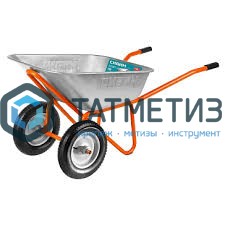 Тачка строительная двухколесная, 200 кг, 90л, пневмо 3.25-8, ECO -  магазин крепежа «ТАТМЕТИЗ»