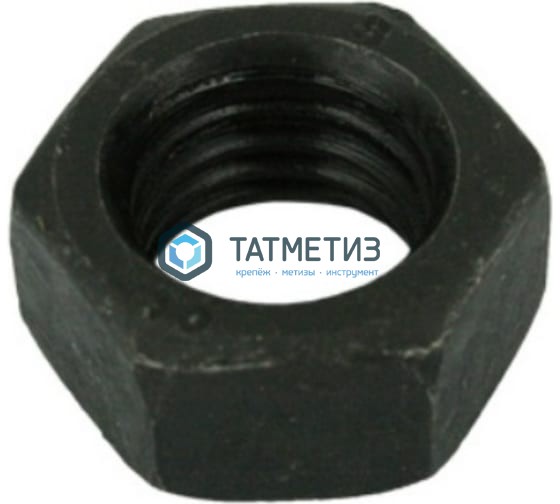 Гайка DIN 934 кп10 М30  оксидированная -  магазин крепежа «ТАТМЕТИЗ»