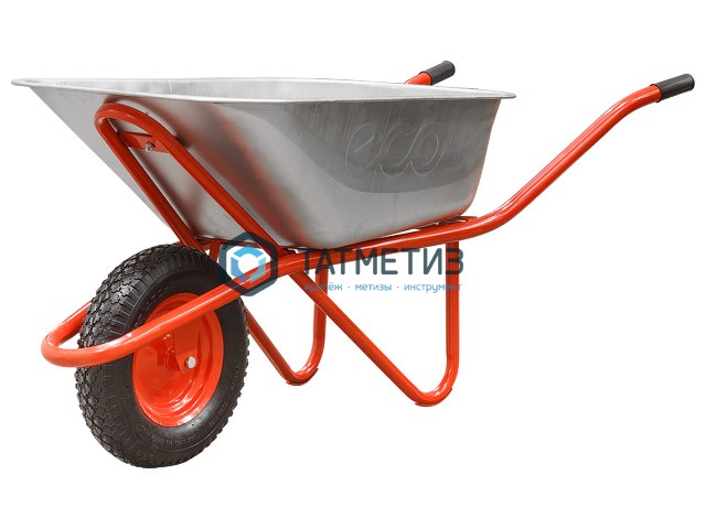 Тачка строительная одноколесная, 130 кг, 300л, пневмо 4.00-8, ECO -  магазин крепежа «ТАТМЕТИЗ»