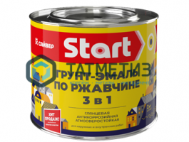Грунт-эмаль по ржавчине ХВ 3 в 1 СТАРТ  СЕРАЯ  20 кг -  магазин крепежа «ТАТМЕТИЗ»