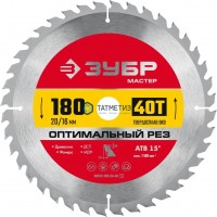 Диск пильный по дереву 180х20/16мм, 40Т ЗУБР, оптим. рез -  магазин крепежа «ТАТМЕТИЗ»