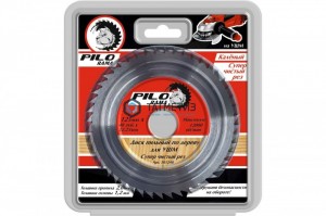 Диск пильный по дереву 125х22.23/20/16мм, 48Т, для УШМ, супер чистый рез, Pilorama -  магазин крепежа «ТАТМЕТИЗ»