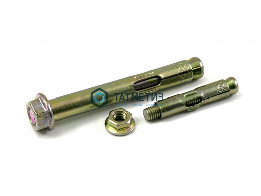 Анкерный болт с гайкой 10х200 ( 50 шт/уп) R | «ТАТМЕТИЗ» Анкерный болт с гайкой 10х200 ( 50 шт/уп) R - магазин крепежа «ТАТМЕТИЗ»