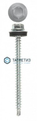 Саморез окраш.кров. 4,8х70 /7004/ (100 шт/уп)  ОМАХ серый -  магазин крепежа «ТАТМЕТИЗ»