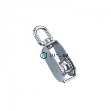 Блок скольжения с вертлюгом и обухом АРТ 8393 А2 25 мм | «ТАТМЕТИЗ» Блок скольжения с вертлюгом и обухом АРТ 8393 А2 25 мм - магазин крепежа «ТАТМЕТИЗ»