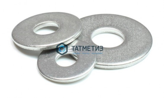 Шайба усил DIN 9021, оц М5 (уп 10кг/ 7 200 шт) F | «ТАТМЕТИЗ» Шайба усил DIN 9021, оц М5 (уп 10кг/ 7 200 шт) F - магазин крепежа «ТАТМЕТИЗ»