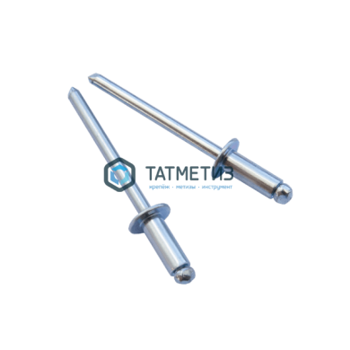 Заклепки ZKST ст/ст 6,4x18 (250 шт/уп) KL | «ТАТМЕТИЗ» Заклепки ZKST ст/ст 6,4x18 (250 шт/уп) KL - магазин крепежа «ТАТМЕТИЗ»