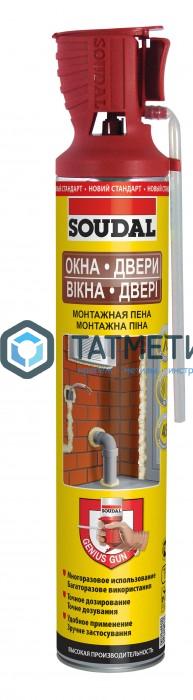 Пена монтажная SOUDAL GENIUS GUN 750мл /12 Пена монтажная SOUDAL GENIUS GUN 750мл /12