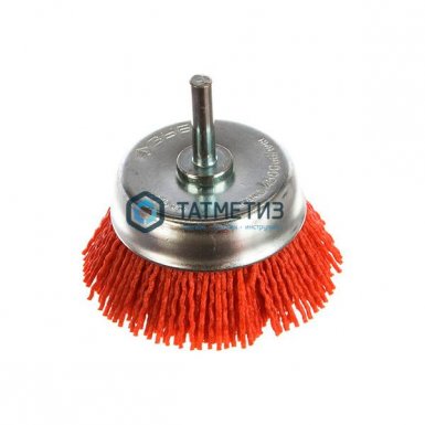 Щетка для дрели чашка  75 мм, нейлоновая проволока с абразивным покрытием, ЗУБР ПРОФ -  магазин «ТАТМЕТИЗ»