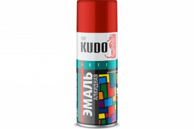 Краска аэроз. KUDO 520 мл. №1003  КРАСНАЯ RAL 3020 -  магазин крепежа «ТАТМЕТИЗ»