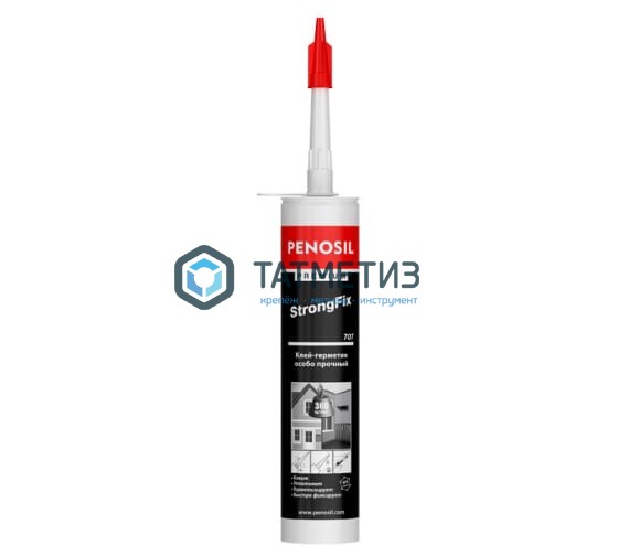 Сверхпрочный монтажный клей PENOSIL Premium StrongFix 707, многоцелевой, белый, 290мл Сверхпрочный монтажный клей PENOSIL Premium StrongFix 707, многоцелевой, белый, 290мл