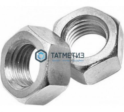 Гайка DIN 934, оцинк М27  (уп 20 кг / 124 шт)** ISO 4032  ММЗ -  магазин крепежа «ТАТМЕТИЗ»